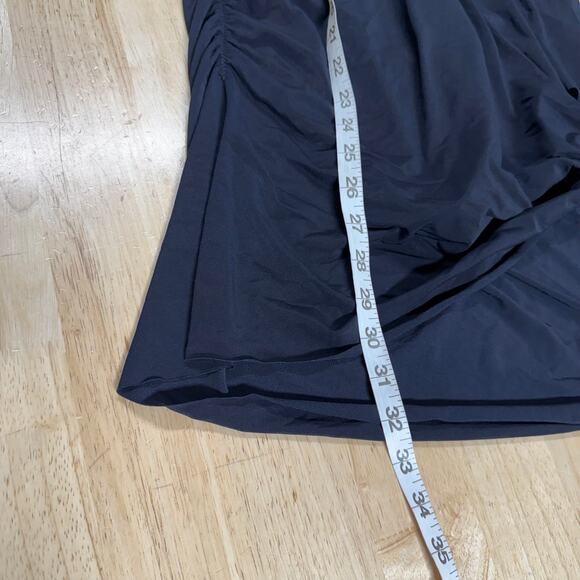 Magicsuit NWT Celine Solid One-Piece Swimdress Black Size 14 Optional Side TIe - Picture 13 of 14